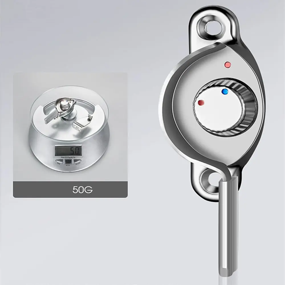 Safety Anti-theft Sliding Door Window Double-sided Household Crescent Lock Hardware Accessories Insurance Buckle Window Lock