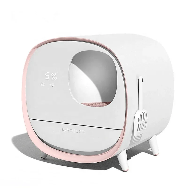 luxury automatic deodorizer intelligent enclosed cat toilet box