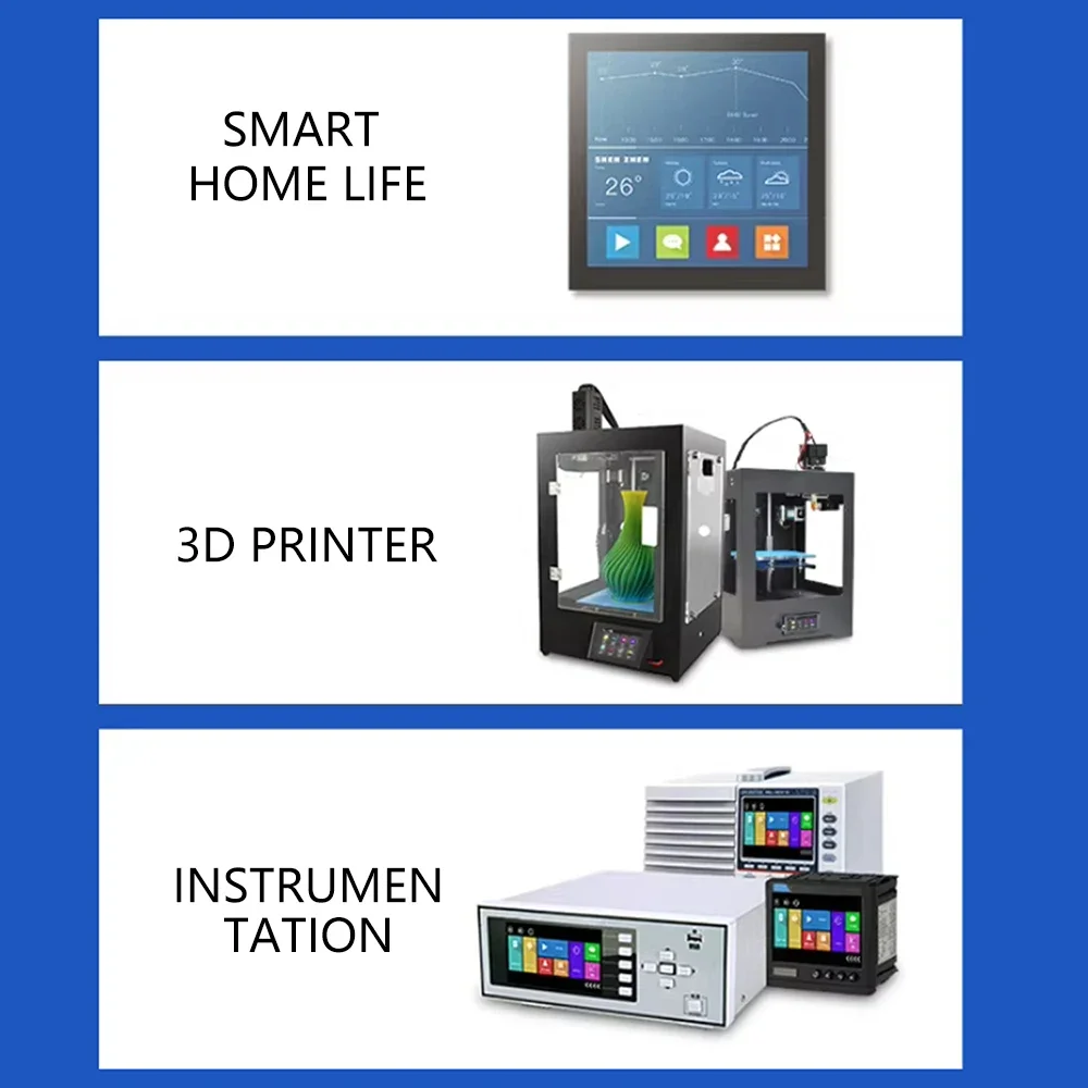 2,4-Zoll 320x240 Smart-LCD-Bildschirm-Displaymodul, ultradünn, SPI-Schnittstelle, Touch-Funktion, abgerundete Ecken für Elektronik – Detail 8