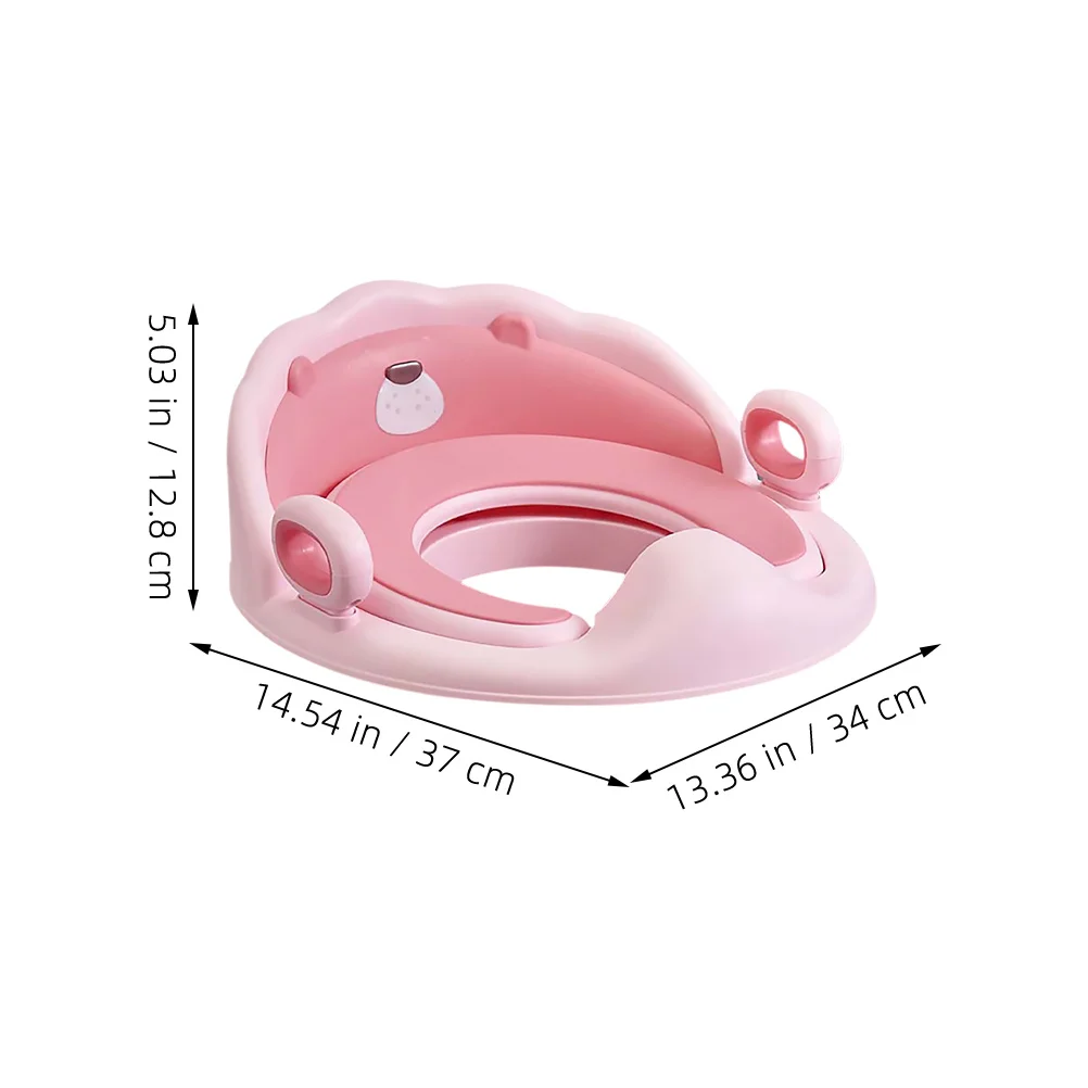 مقعد نونية للأطفال، تصميم مبطن بزهر الكرز، غير قابل للانزلاق وقابل للتعديل لتدريب الأطفال على المرحاض #5