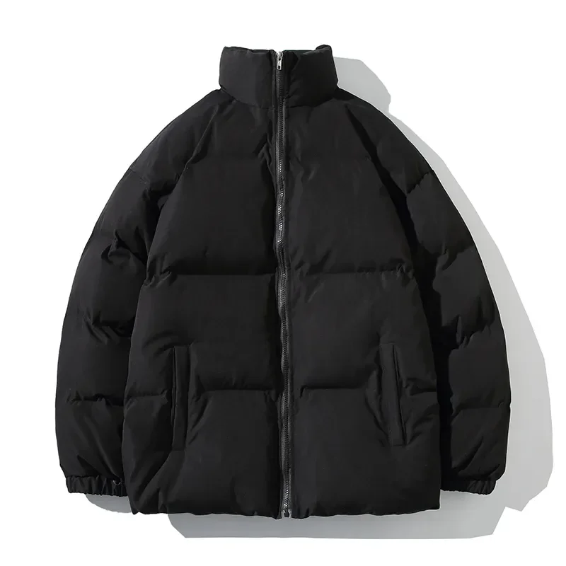 2023 neue Winter jacke Männer Parkas verdicken warmen Mantel Herren Stehkragen einfarbig lässig Parka Frauen Mode neue Streetwear 5xl