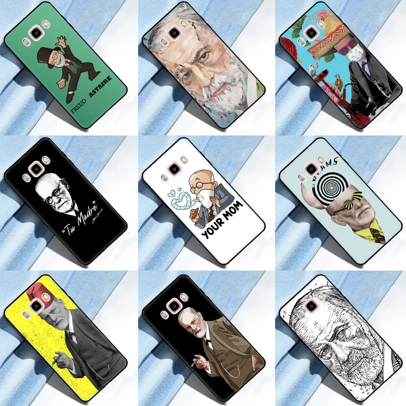 Sigmund Freud founder of psychoanalysis Case For Samsung Galaxy J6 J4 J8 A6 A8 Plus A7 A9 2018 A3 A5 J1 J7 J5 J3 2016 2017 Cover