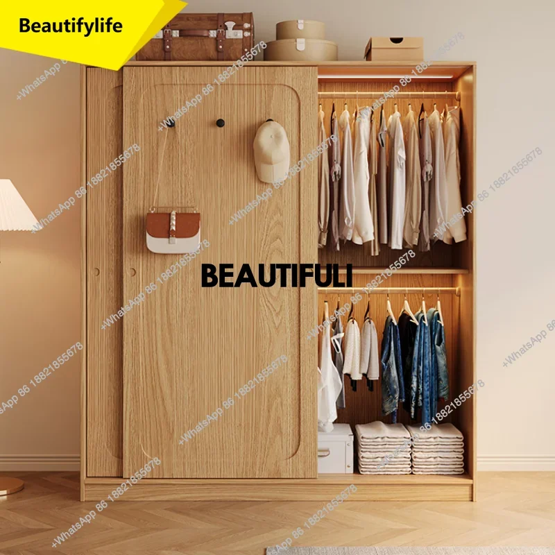 

Q181 Sliding Doors Holder Wardrobes Shelve Drawer Storage Cabinet Wardrobes Bedroom Clothes Storage Kleiderschrank Home Furnitur