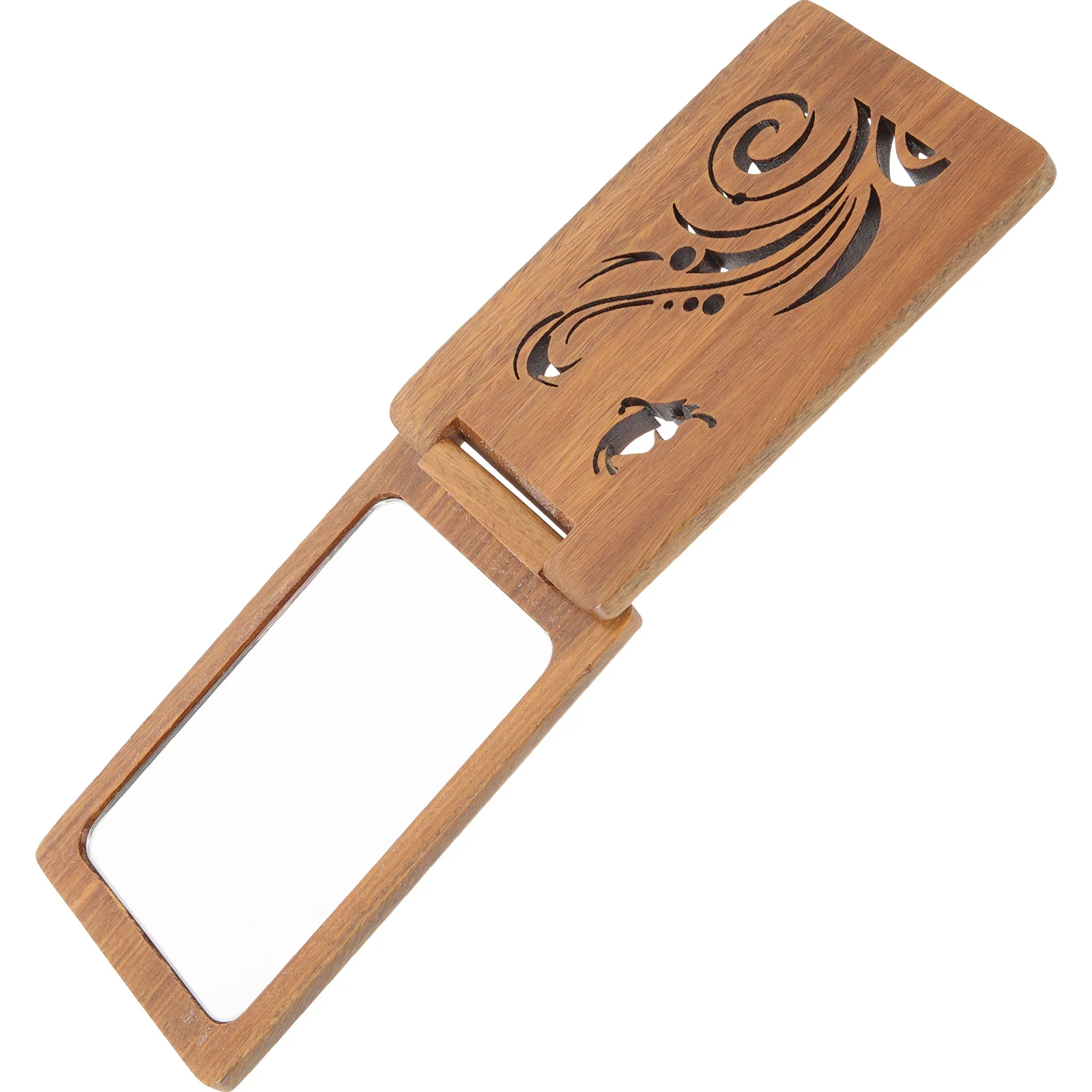 Draagbare make-up compacte opvouwbare reisspiegel voor portemonnee kleine vintage stijl bruid cadeau vrouwen dagelijks kleine spiegelgebruik