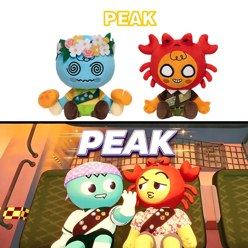 New Game PEAK Plush Doll Toy 24CM Cartoon Cute Soft PEAK Scout Plushs Toys Periphery Room Decoration For Fans Gift