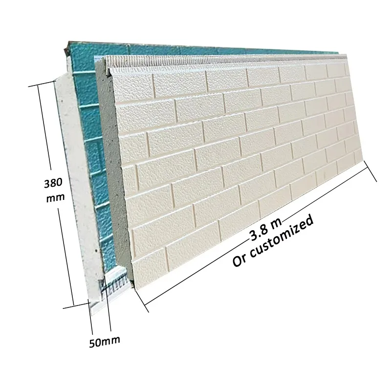 Lightweight PU EPS Foam Exterior Decorative Siding Aluminum Composite Panel - Consult before Placement