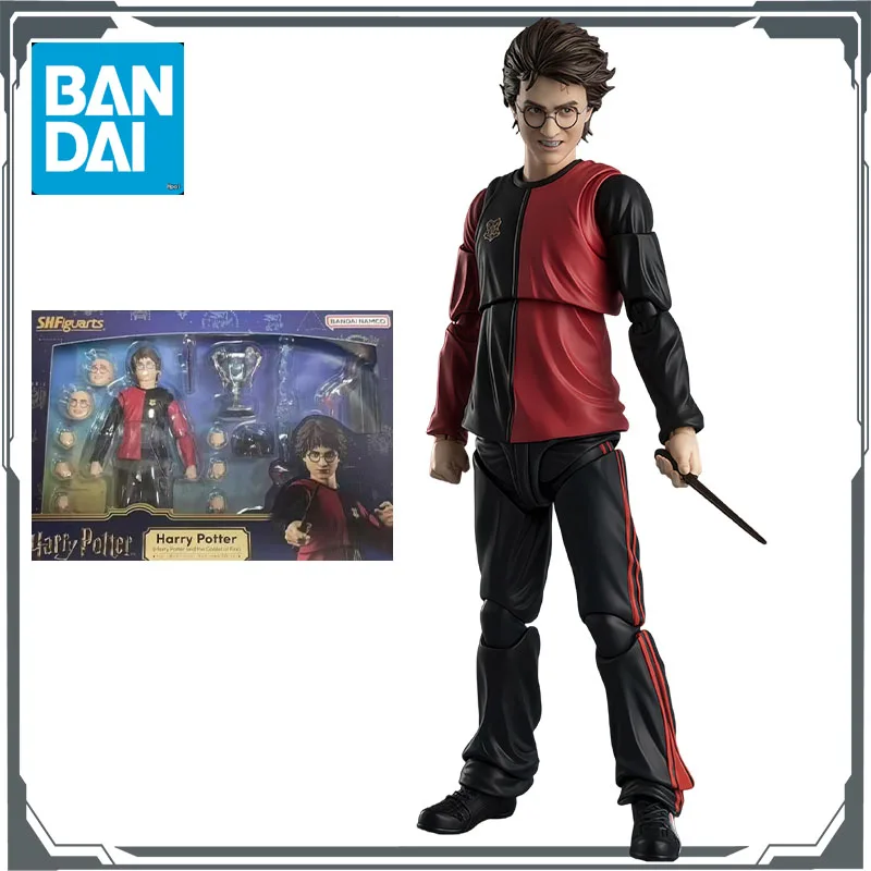 Bandai Originele S.H.Figuarts Harry Potter & Voldemort Anime Actiefiguren Speelgoed voor Jongen Kerstcadeau Collectible Model Ornamenten