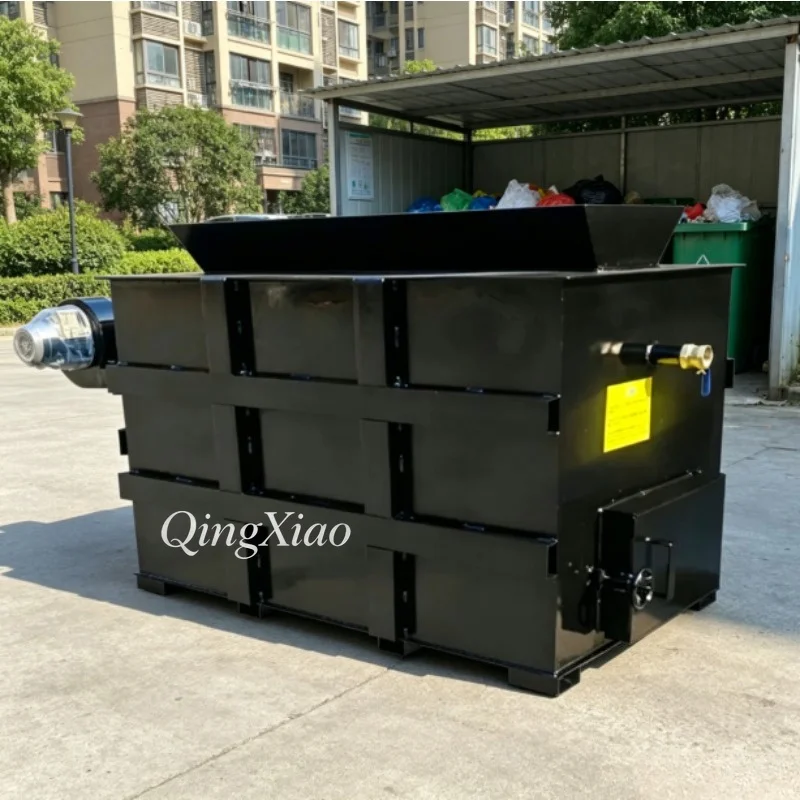 Mobile Small Waste Incinerator Eco Friendly Smokeless Equipment For Industrial Domestic And Plastic Garbage High Temperature