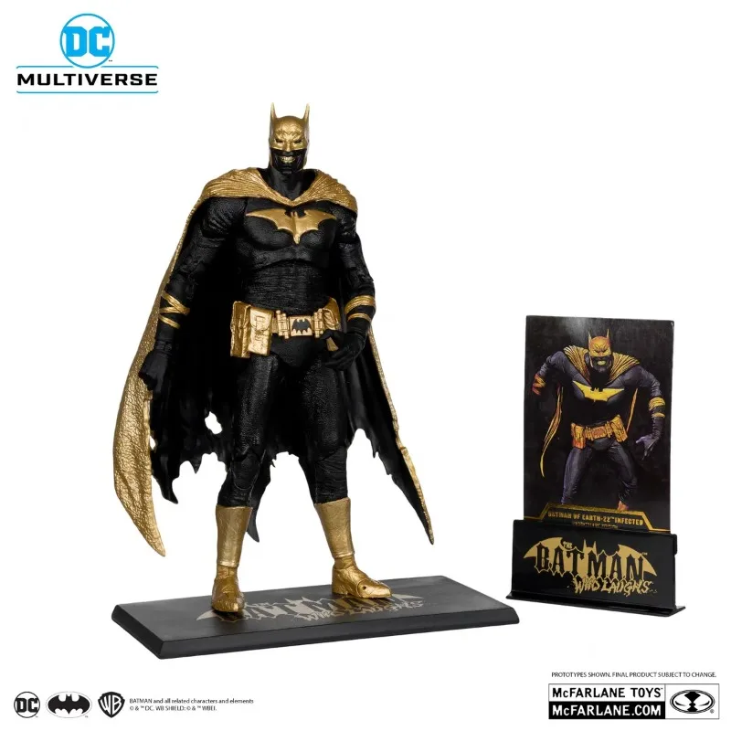 7 Inches Mcfarlane Dc Batman Action Figure Of Earth-Dark Metal Knightmare 22 Infected Edition Collection Model Toy Kid Xmas Gift