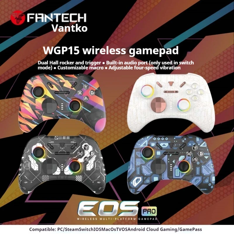 

Fantech Wgp15 The Third Mock Examination Wireless 2.4g Bluetooth 5.0 Rocker Trigger Dual Hall Game Handle 4-Gear Vibration