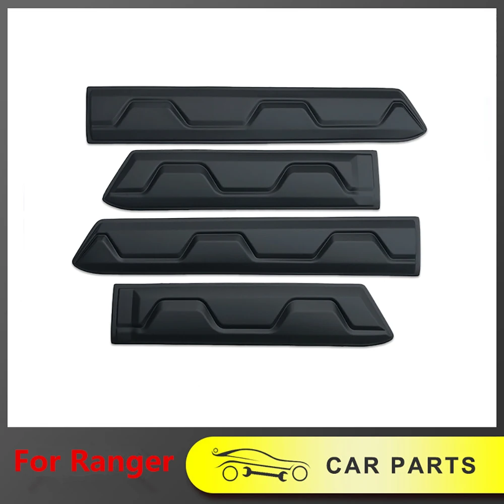 

Накладка на дверь автомобиля 4X4, аксессуары, матовая крышка из АБС-пластика для боковой двери, обшивка кузова для Ford Ranger T6 T7 T8 2012-2022