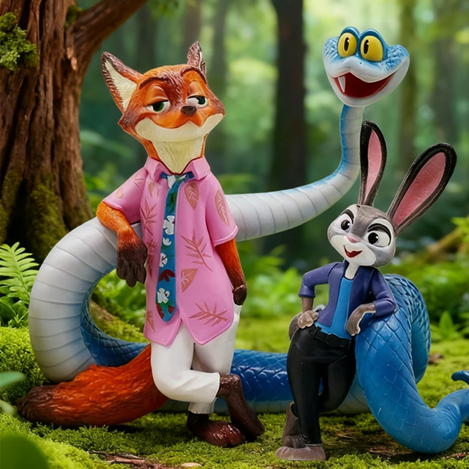 6 pz/set Zootopia 2 Animali Action Figure Judy Hopps Nick Wilde Cartoon Nuovo Film Periferico Collezione Figure Regalo Di Compleanno