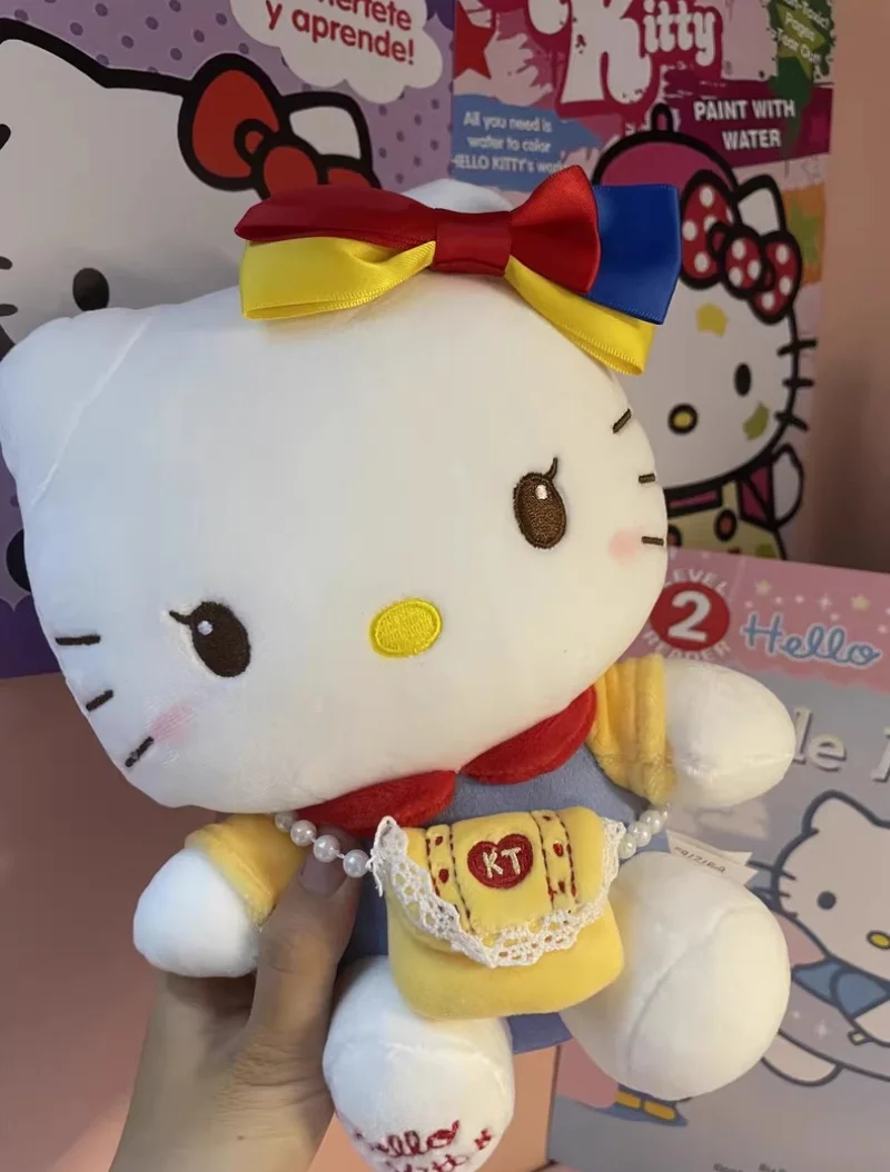 Jouets en peluche Sanurgente Hello Kitty pour enfants, dessin animé, chat, animal, oreiller, doux, beurre, cadeau de Noël, 20 cm, 30cm