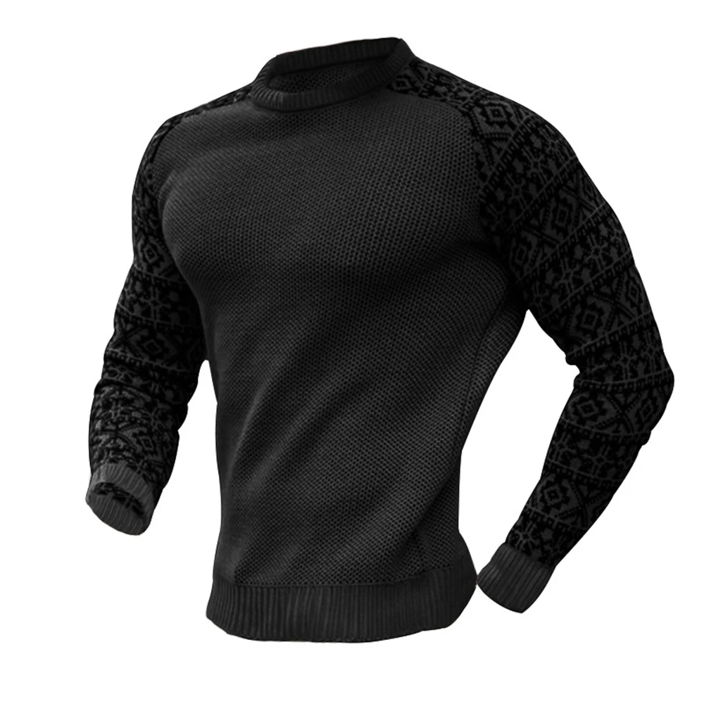 

Hot Sale New Quality Fashion Men Pullover Top Polyester Shirts Size M~3XL T-shirt Basic Breathable Comfortable