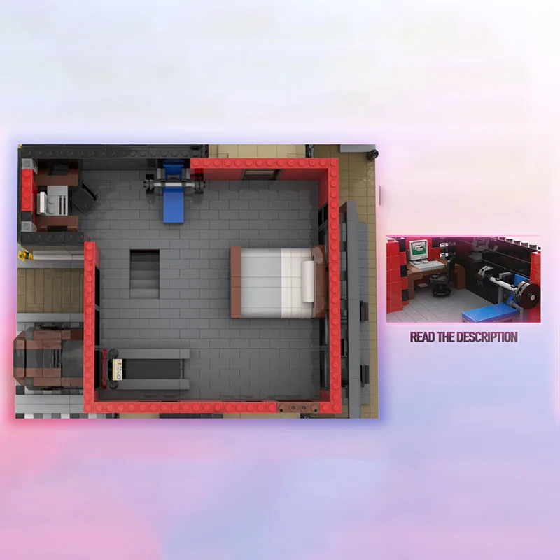 Novos blocos de construção MOC, modelos de construção, cidades à beira-mar, casas, brinquedos infantis, presentes, conjunto de montagem DIY