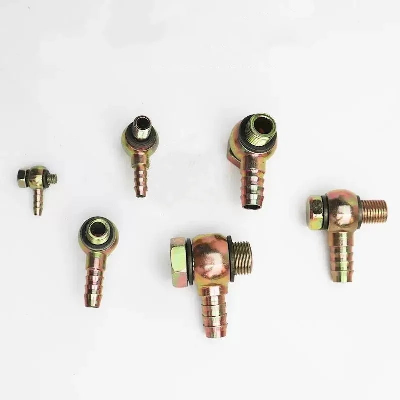 

10 шт., нейлоновая гидравлическая возвратная труба для дизельного топлива, круглая шаровая головка для модернизации полых винтов M16 M18