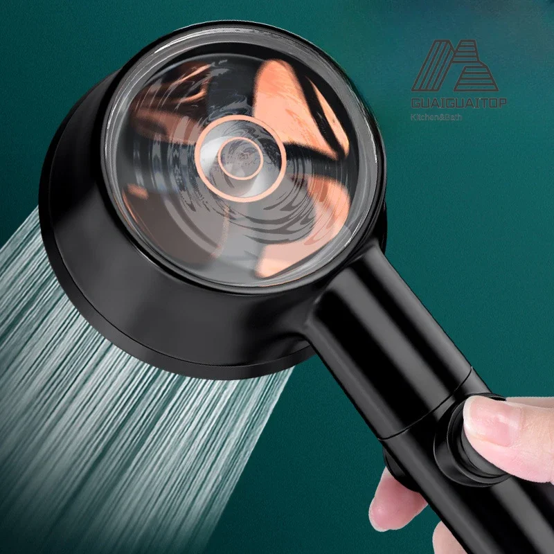 Spray Gun Shower Booster Showerhead 6-speed Handheld Simple Showerhead Set Dormitory Bathroom 4-color Showerhead Rain Shower