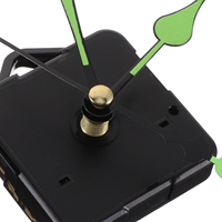 Fluorescent Clock Movement Quartz Silent Wall Mechanism Plastic DIY Kit Operated Parts Replacement Motor Hands Long