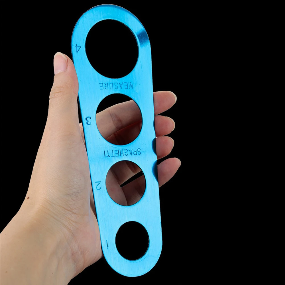 1/3/5 قطعة جهاز قياس اليد لا نفايات الطعام 430 الفولاذ المقاوم للصدأ السباغيتي حاكم المعكرونة أداة قياس أدوات قياس دائم