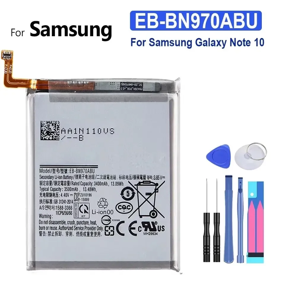 Batterie de téléphone portable EB-BN970ABU 3500mAh pour Samsung Galaxy Note 10 Note X Note10 NoteX Note10 5G Smartphon 24.com