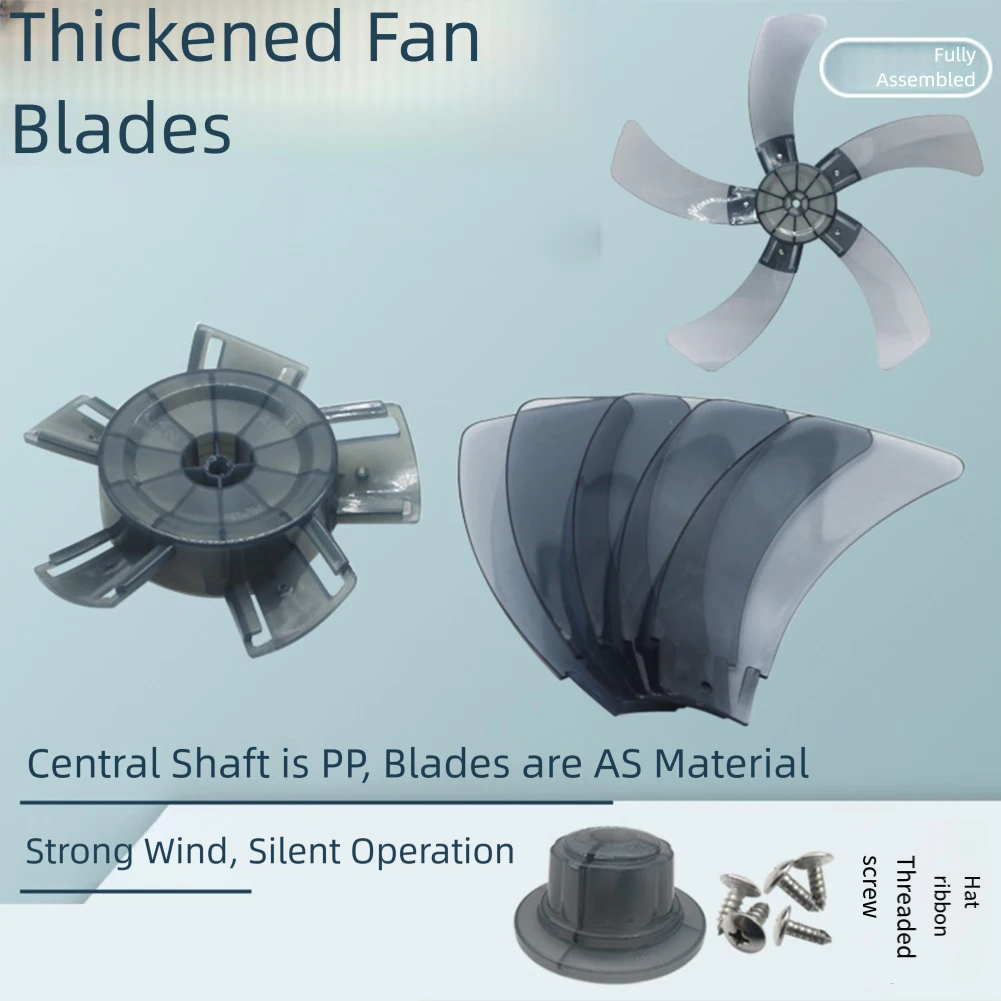 Electric Fan Blades For 18Inch Table Fan Floor Fan Silent Strong Wind Five-Blade Heating Cooling & Vents HVAC Systems & Parts