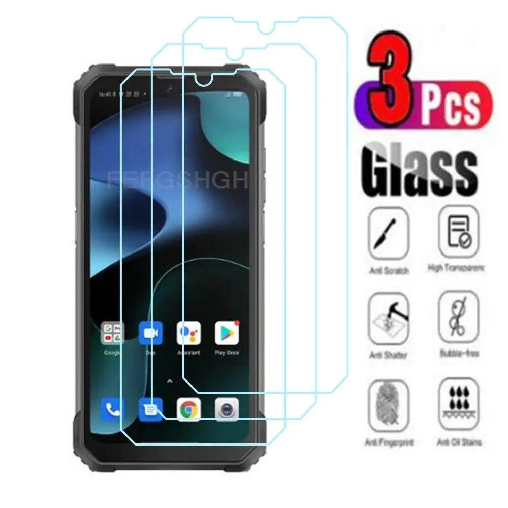 3Pcs 9H Protective Tempered Glass For Blackview BL8800 Pro BV8800 6.58" BL8800PRO Screen Protector Protection Cover Film