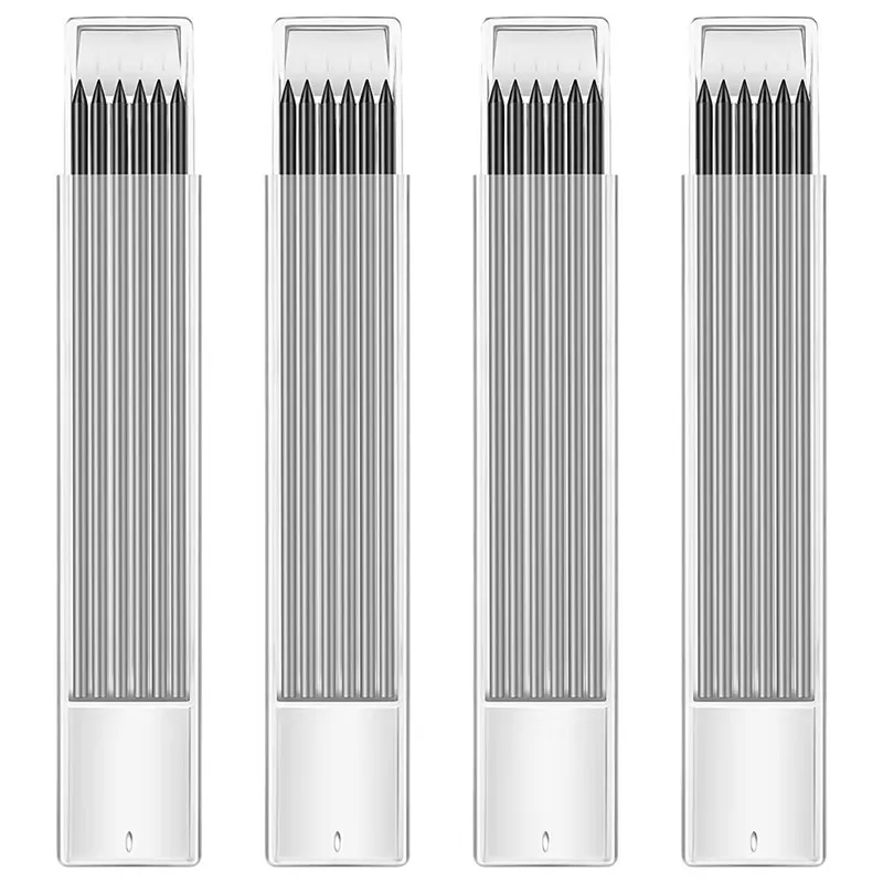 

24 Pieces Black 2.8Mm HB Refill Leads For Carpenter Pencil, Study Long Lasting Pencil Leads For Mechanical Pencil