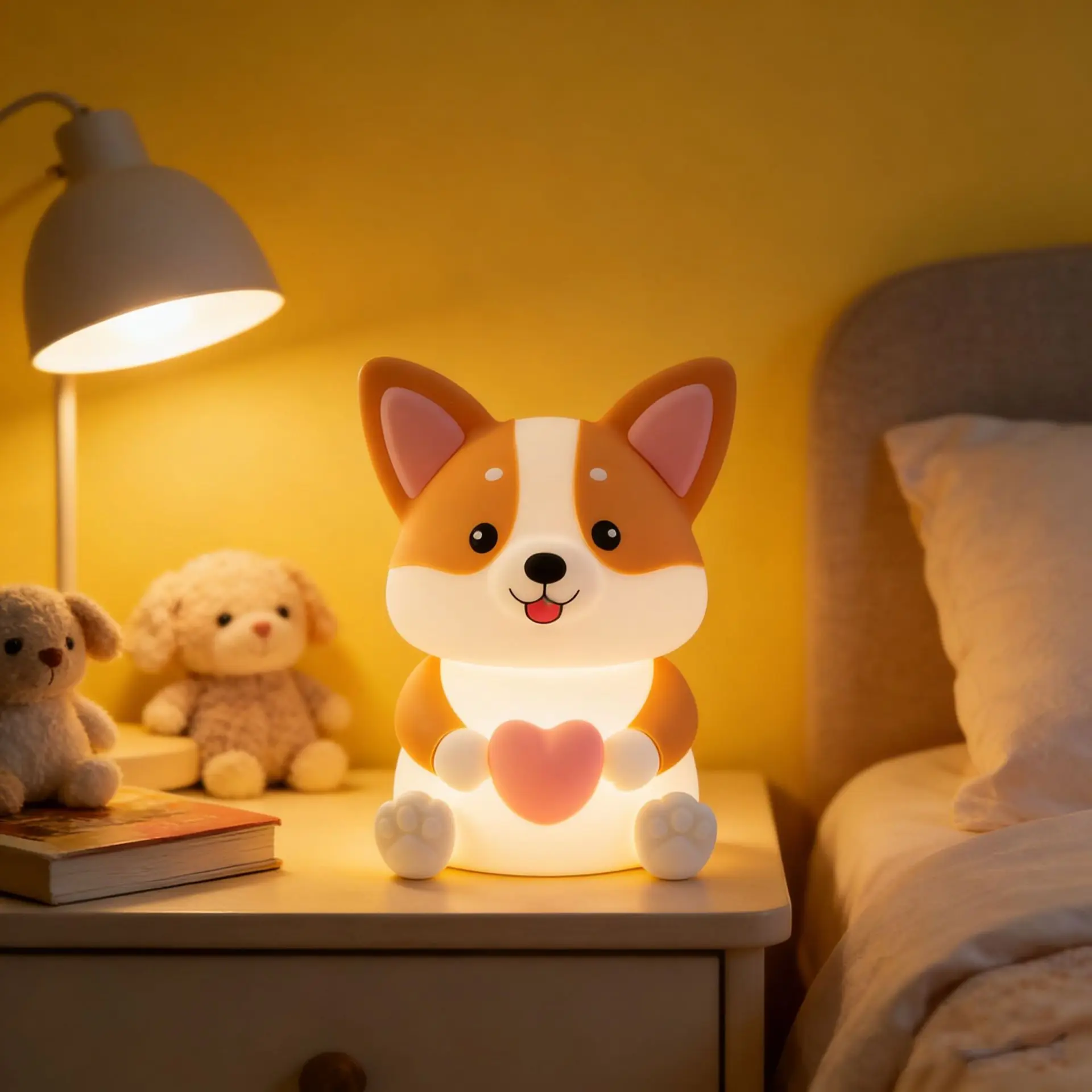 lampe-de-nuit-en-silicone-kawaii-corgi-dog-tactile-a-intensite-variable-rechargeable-par-usb-c-lampe-de-chevet-pour-chambre-d'enfant-cadeau-d'anniversaire-pour-enfants-et-filles