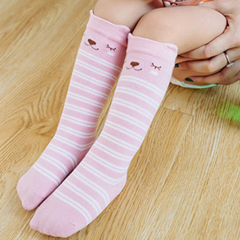 

Детские зимние гетры для девочек и мальчиков, теплые наколенники для малышей, танцевальные длинные колготки для балета и гольфа с резиновой противоскользящей подошвой