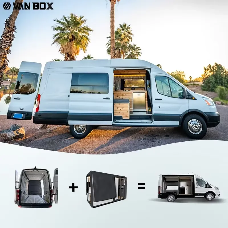 Camper Van Ascessories Trailer Slidecampervan Kitchen Furniture for Campervan Cupboard Travel