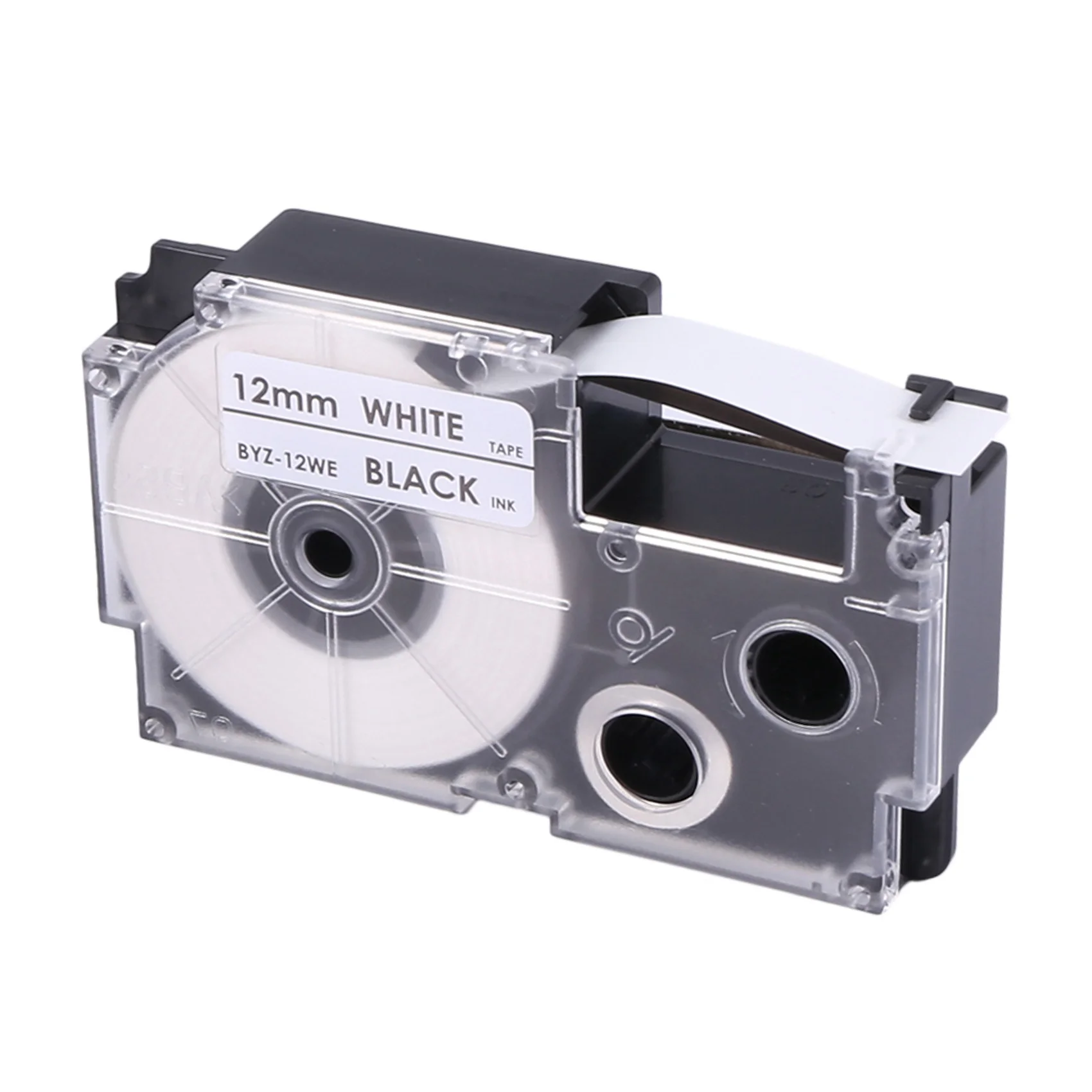 Efficient 8 Pack 12Mm Black On White Label Tape Label Maker Compatible With KL1500 KL2000 KL7000 KL7200 KL-100 KL120 KL60 KL-750