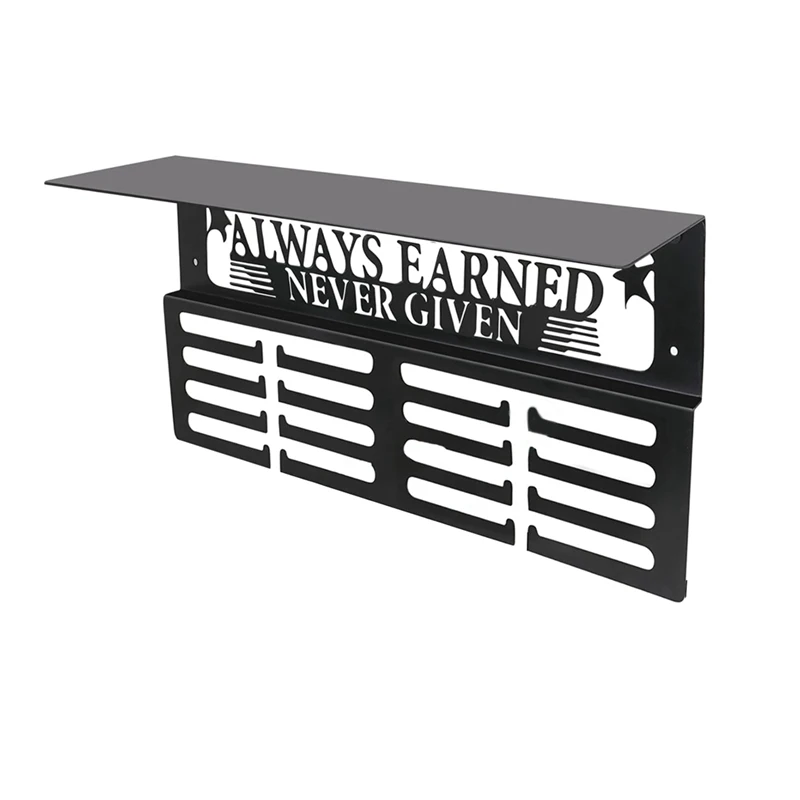 

15.8 X 7Inch Wall Mount Medal Hanger And Trophy Display Holder, Rack Frame For Awards