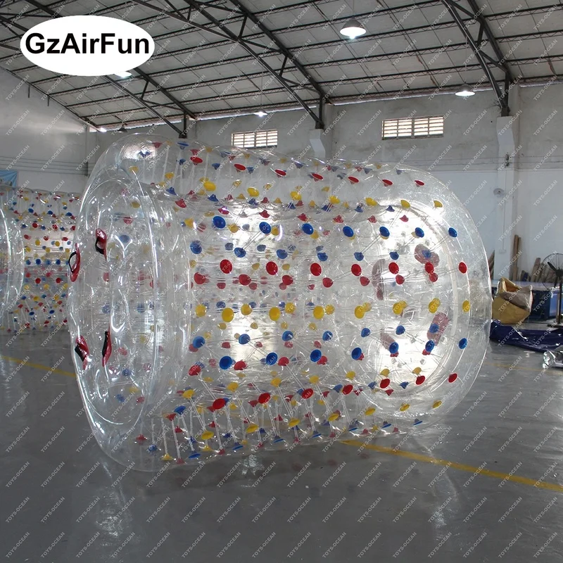 Factory Wholesale Price Outdoor Water Amusement Park Inflatable Hamster Wheel Inflatable Water Roller