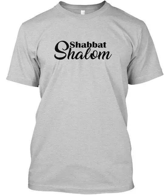 Shabbat Shalom Tee T-Shirt Made in the USA Size S to 5XL