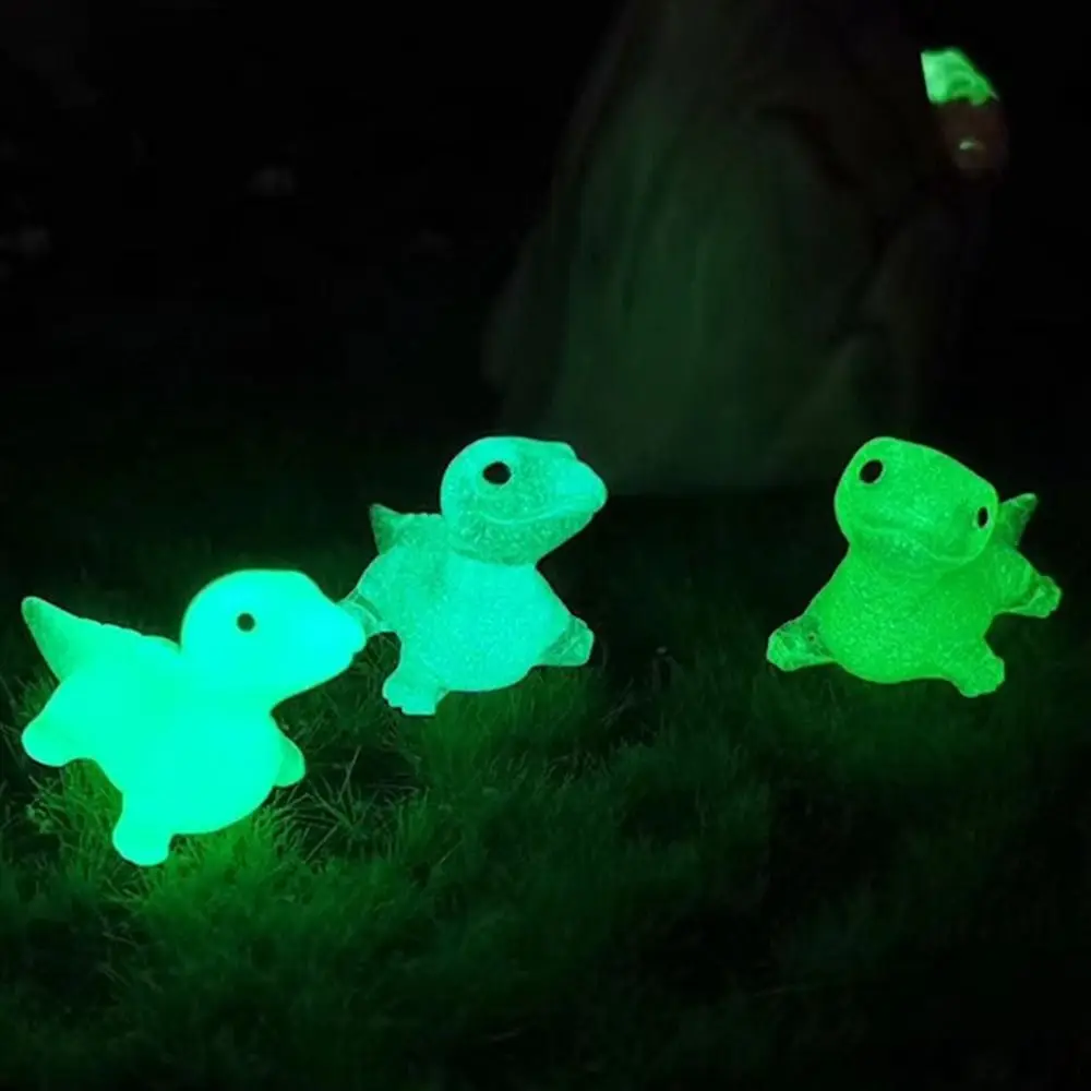 Mini Lizards Glow At Dark Lizard Vivarium DIY Accessories Mimiature Figurines Fairy Garden Decoration Kawaii Animals