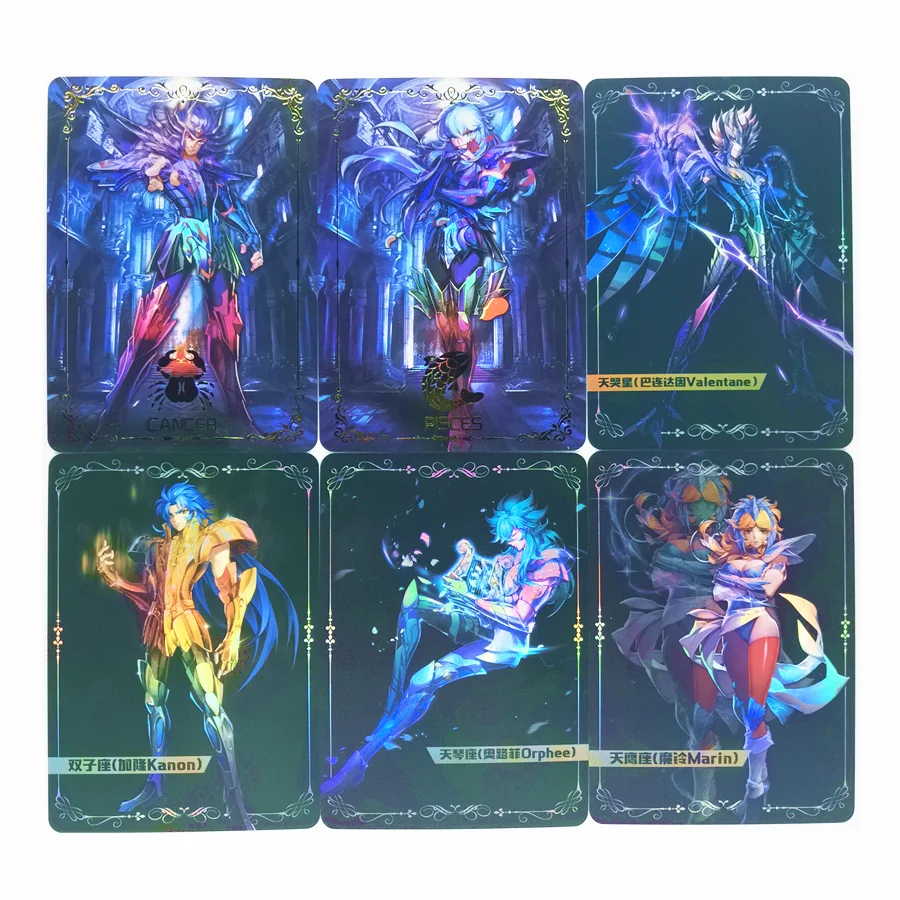 23pcs/set Saint Seiya No.3 Fine Color Flash Stamping Toys Hobbies Hobby Collectibles Game Collection Anime Cards