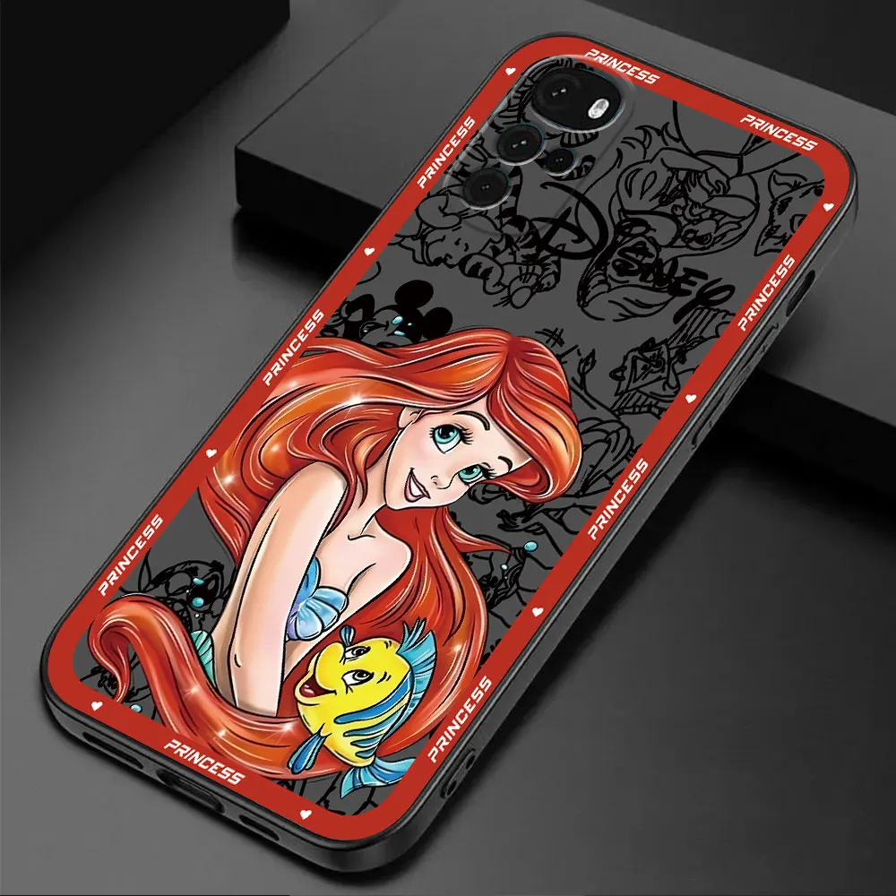 Disney Princess art Cover Case for Motorola Moto G71 5G G52 G53 G32 Edge 20 Lite G72 G60s G22 G30 G31 Edge 40 30 Neo G51 G50 image 5