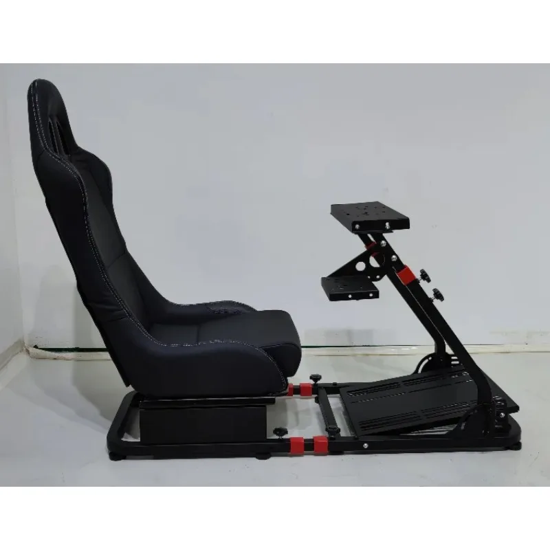 Steering Wheel Chair Bracket Driving Pedals Set Car Monitor Stand Gaming Racing Simulator