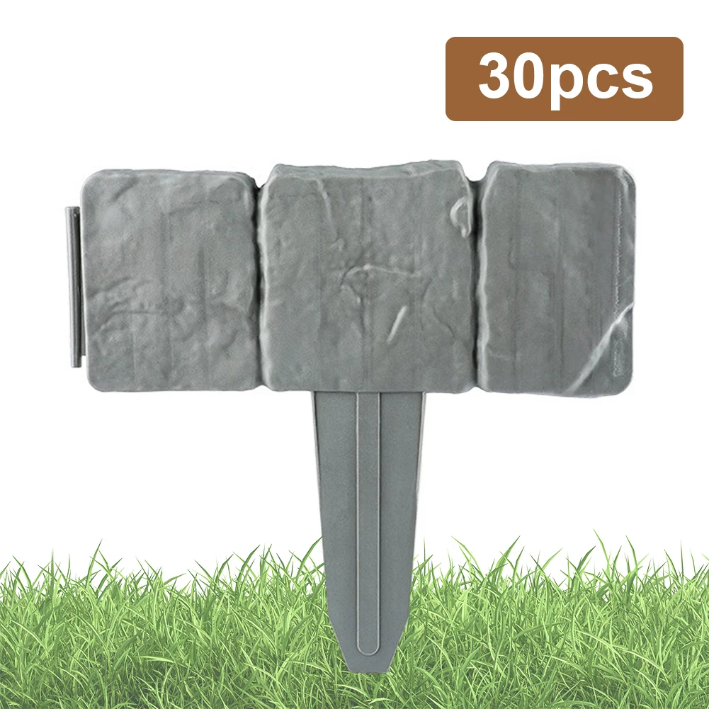 

Садовая окантовка, имитация камня, забор, пластиковый булыжник, окантовка с эффектом садового патио, декор