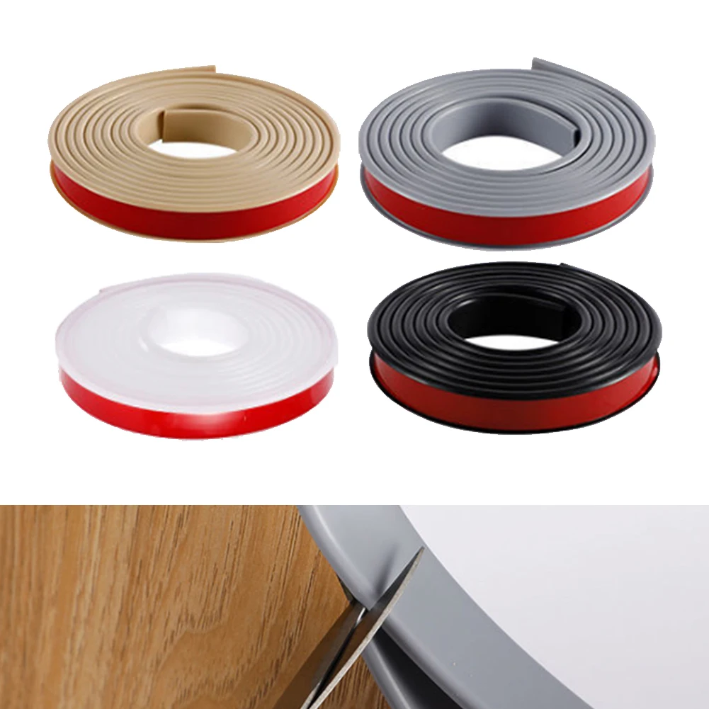 1M Furniture Banding U-Shaped Rubber Edge Guard Strips Self-Adhesive Protector 12/14/18/20/25mm For Furniture Edge Protection