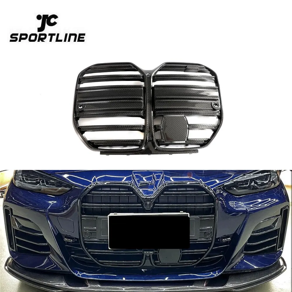

Dry Carbon Fiber Front Grille Grill For BMW G26 M Sport 440i 430i 420i 2021 2022