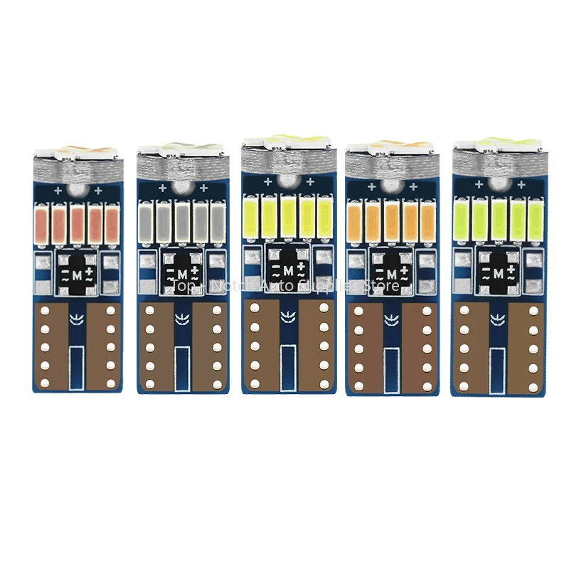 سيارة LED أضواء فك عرض مؤشر ضوء لانهائي T10 4014 15smd Canbus عرض مؤشر ضوء W5w لوحة ترخيص ضوء