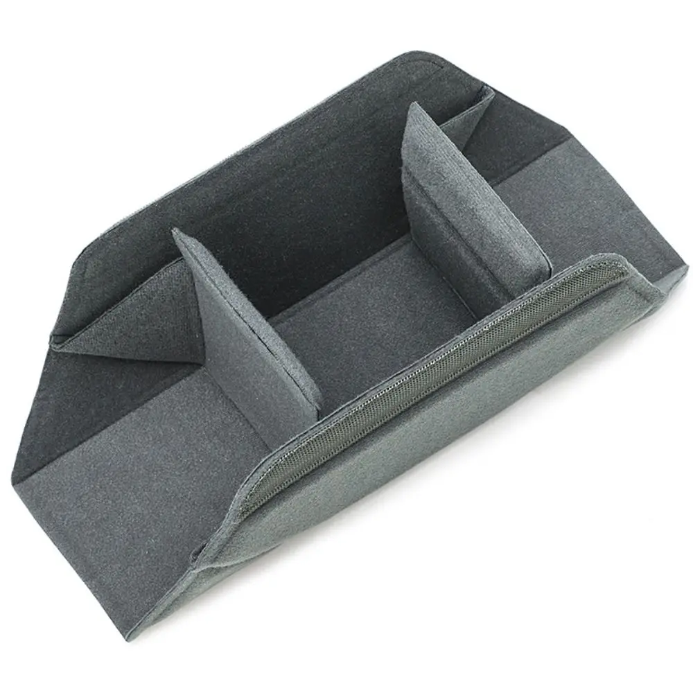 Foldable Camera Lens Inner Bag Moisture-proof Shock-proof SLR Liner Bag Padded Compartments Interior Dividers DSLR Insert Bag