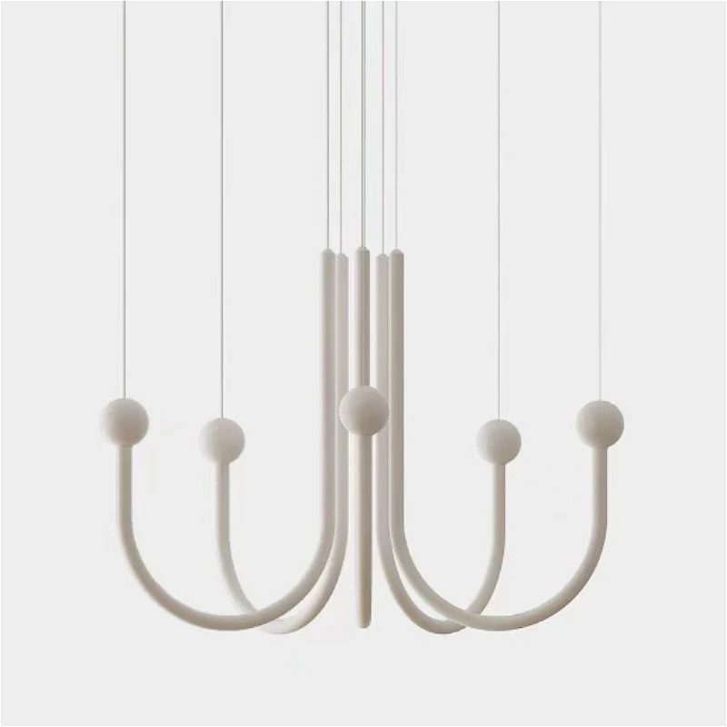 

Modern High-end Design LED Ceiling Pendant Light Metal French Ceiling Chandeliers Home Decor Bedroom Restaurant Villa Room Lamps
