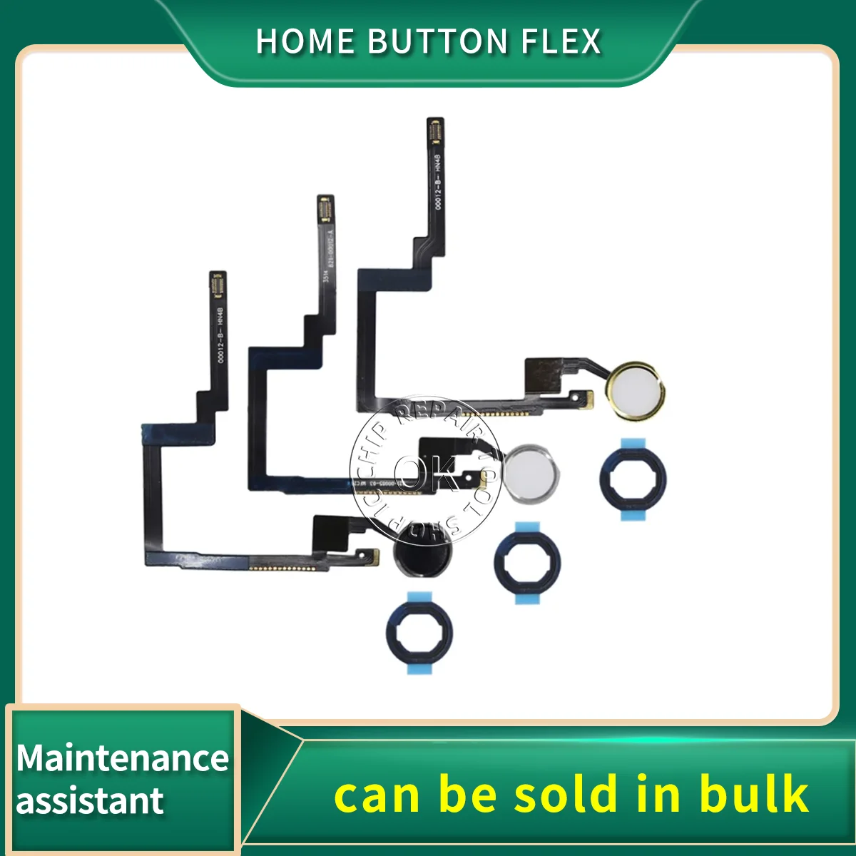 

Кнопка Home flex для iPad Mini 3 Кнопка ВКЛ./ВЫКЛ. Меню Клавиша Главная гибкий кабель в сборе запасные части
