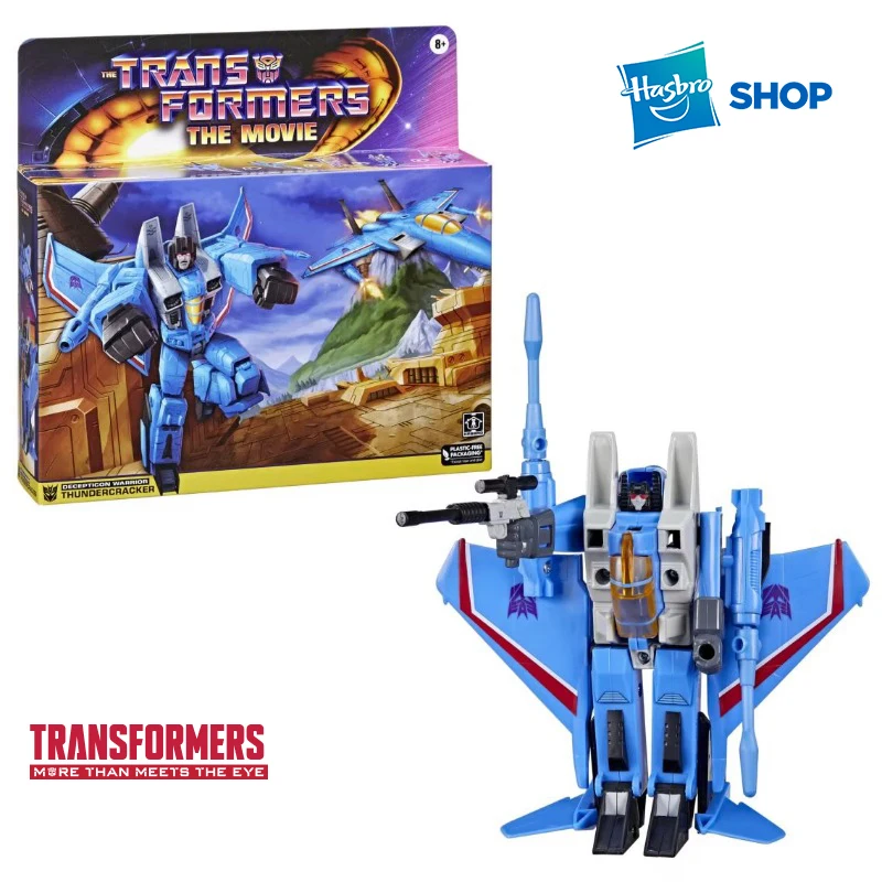 Hasbro Transformers Retro The Transformers: The Movie Thundercracker  Action Figures  Christmas Gift Model Toy Anime