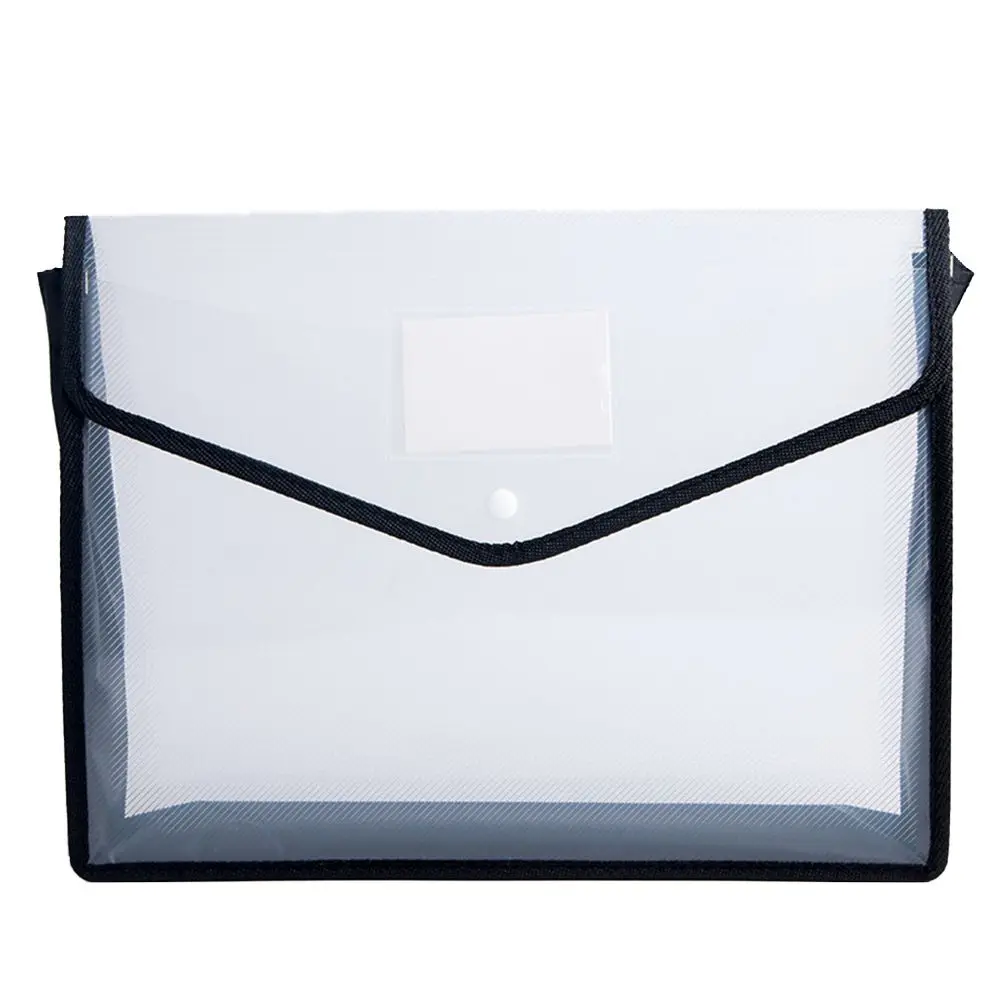 

Plastic With Label Pocket For School Home Work Office Storage Folders Organizers File Bags Stationery Cases File Envelopes