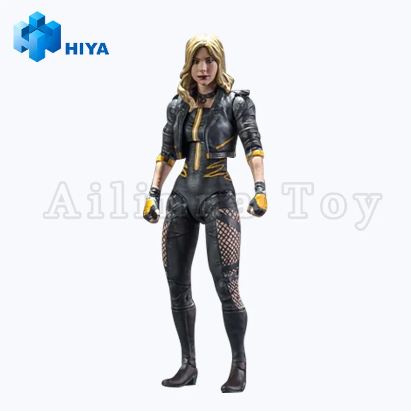 

HIYA 1/18 4inch Action Figure Exquisite Mini Series INJUSTICE 2 Black Canary Anime For Gift