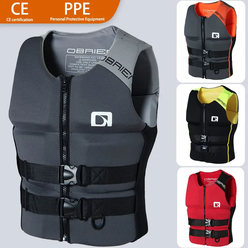 Impact Vest Wakesurf Comp Vest CE Approved Neoprene Life Jacket Wake Surfing But Great for All Other Watersports Activities