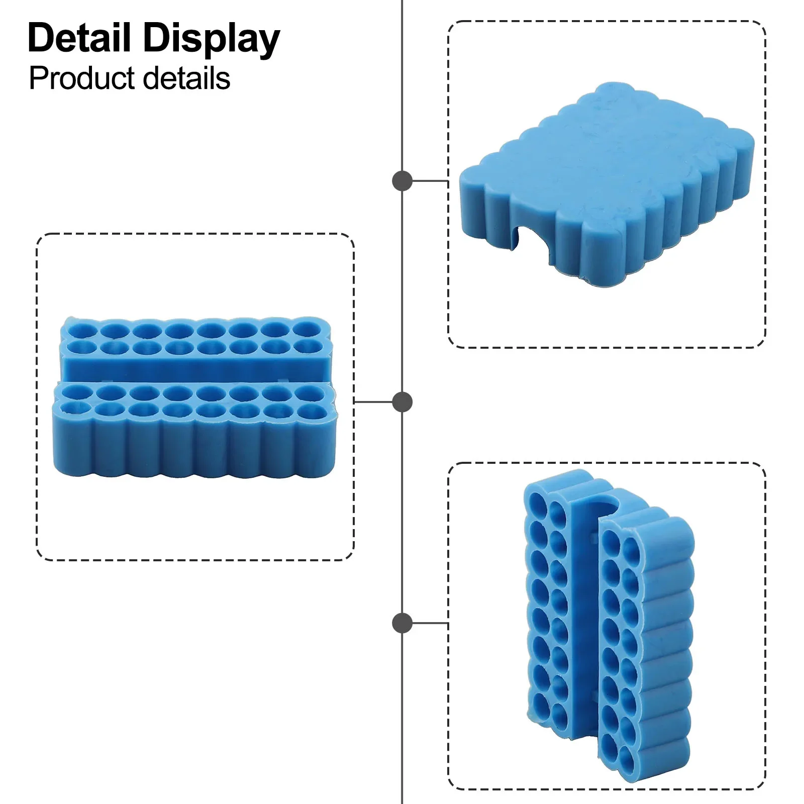 2 stücke Bit Halter 32 Löcher Bit Hex Schaft Organizer Schraubendreher Bit Halter Bohrer Für Lagerung Für 6,35 MM Schaft lagerung Box